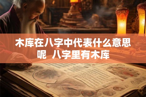 木库在八字中代表什么意思呢 八字里有木库 木库在八字中代表什么意思呢 八字里有木库