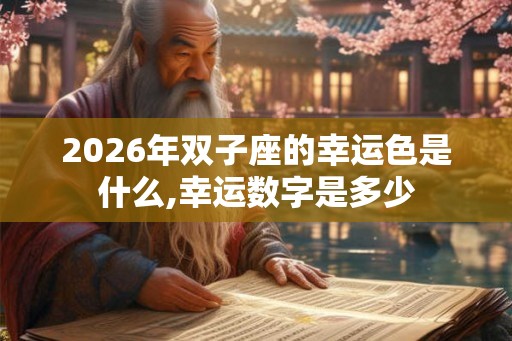 2026年双子座的幸运色是什么,幸运数字是多少 2026年双子座的幸运色是什么,幸运数字是多少