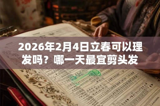 2026年2月4日立春可以理发吗?哪一天最宜剪头发 2026年2月4日立春可以理发吗?哪一天最宜剪头发