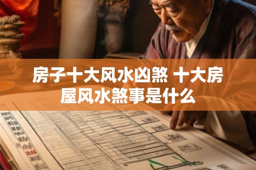 房子十大风水凶煞 十大房屋风水煞事是什么