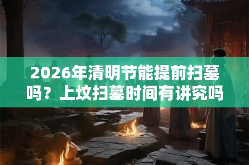 2026年清明节能提前扫墓吗?上坟扫墓时间有讲究吗? 2026年清明节能提前扫墓吗?上坟扫墓时间有讲究吗?