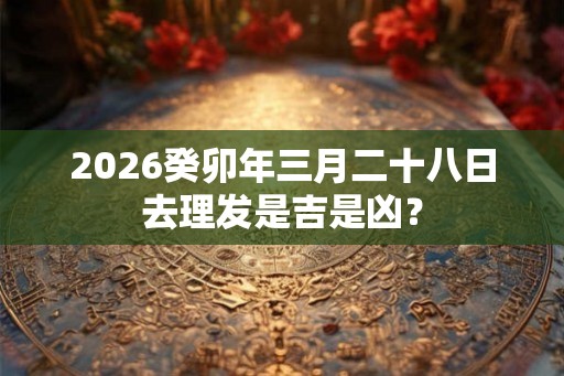 2026癸卯年三月二十八日去理发是吉是凶？