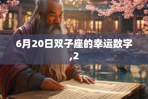 6月20日双子座的幸运数字,2