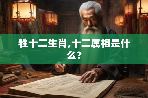 牲十二生肖,十二属相是什么？