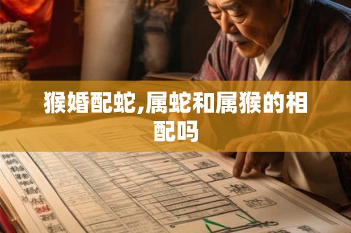猴婚配蛇,属蛇和属猴的相配吗