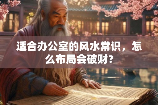 适合办公室的风水常识，怎么布局会破财？