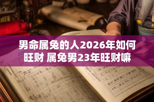 男命属兔的人2026年如何旺财 属兔男23年旺财嘛