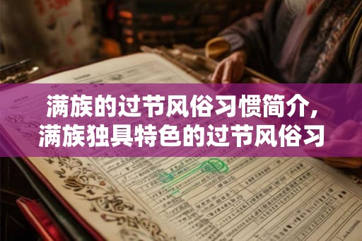 满族的过节风俗习惯简介,满族独具特色的过节风俗习惯
