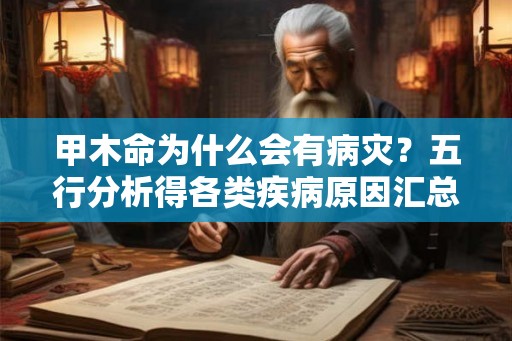 甲木命为什么会有病灾?五行分析得各类疾病原因汇总 甲木命为什么会有病灾?五行分析得各类疾病原因汇总