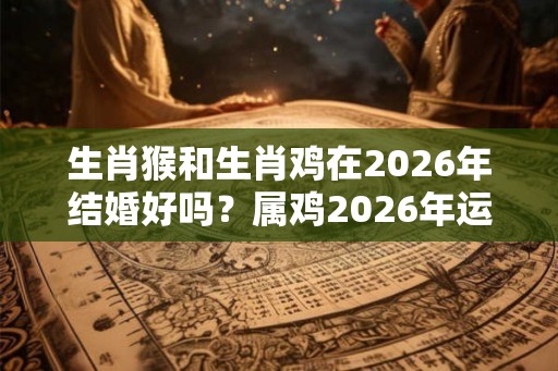 生肖猴和生肖鸡在2026年结婚好吗？属鸡2026年运势好吗？