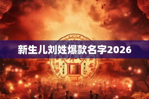 新生儿刘姓爆款名字2026 新生儿刘姓爆款名字2026