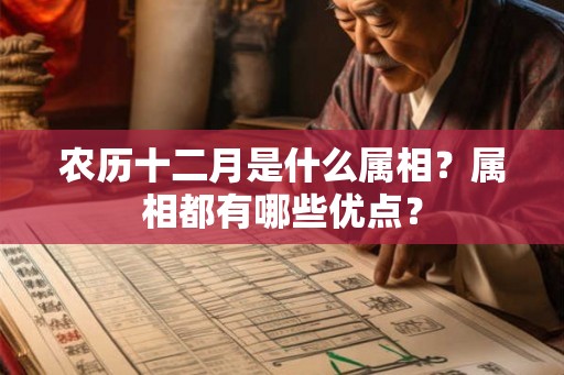 农历十二月是什么属相？属相都有哪些优点？