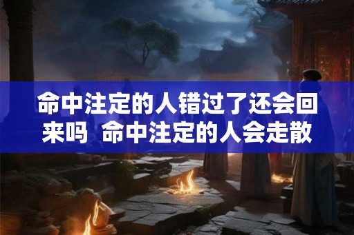 命中注定的人错过了还会回来吗  命中注定的人会走散吗