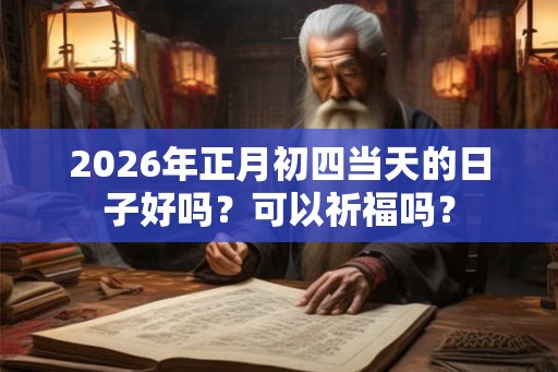 2026年正月初四当天的日子好吗？可以祈福吗？