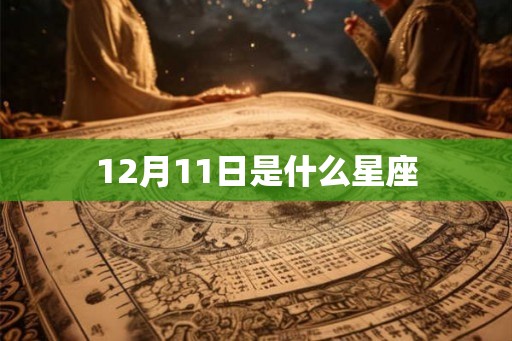 12月11日是什么星座