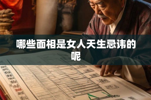 哪些面相是女人天生忌讳的呢