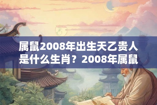 属鼠2008年出生天乙贵人是什么生肖?2008年属鼠是什么命? 属鼠2008年出生天乙贵人是什么生肖?2008年属鼠是什么命?