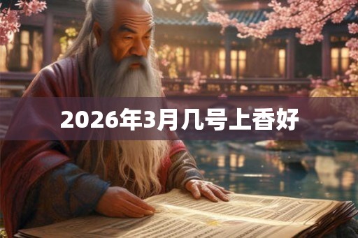 2026年3月几号上香好
