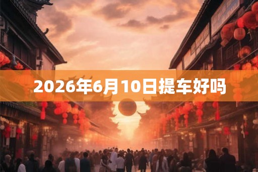 2026年6月10日提车好吗