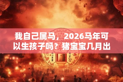 我自己属马,2026马年可以生孩子吗?猪宝宝几月出生最好? 我自己属马,2026马年可以生孩子吗?猪宝宝几月出生最好?