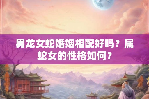 男龙女蛇婚姻相配好吗？属蛇女的性格如何？