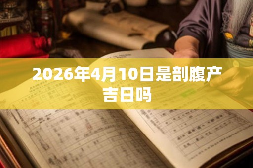 2026年4月10日是剖腹产吉日吗