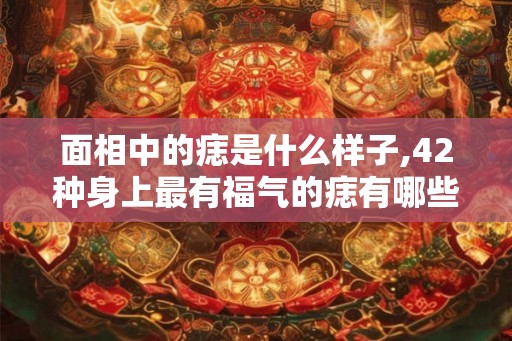 面相中的痣是什么样子,42种身上最有福气的痣有哪些？