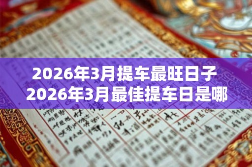 2026年3月提车最旺日子 2026年3月最佳提车日是哪天 2026年3月提车最旺日子 2026年3月最佳提车日是哪天