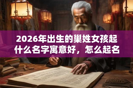 2026年出生的巢姓女孩起什么名字寓意好，怎么起名字好听