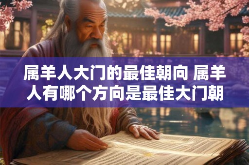 属羊人大门的最佳朝向 属羊人有哪个方向是最佳大门朝向