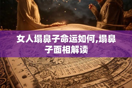 女人塌鼻子命运如何,塌鼻子面相解读