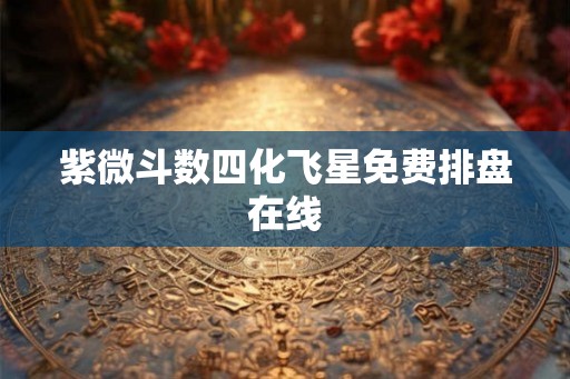 紫微斗数四化飞星免费排盘在线