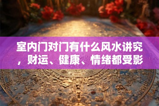 室内门对门有什么风水讲究，财运、健康、情绪都受影响！