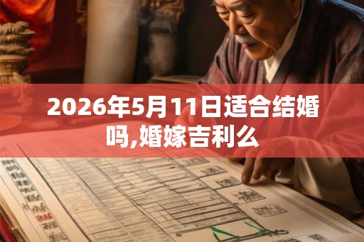 2026年5月11日适合结婚吗,婚嫁吉利么