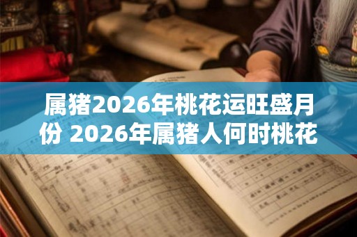 属猪2026年桃花运旺盛月份 2026年属猪人何时桃花运旺 属猪2026年桃花运旺盛月份 2026年属猪人何时桃花运旺