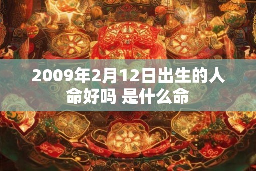 2009年2月12日出生的人命好吗 是什么命