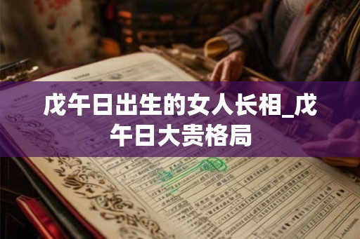 戊午日出生的女人长相_戊午日大贵格局