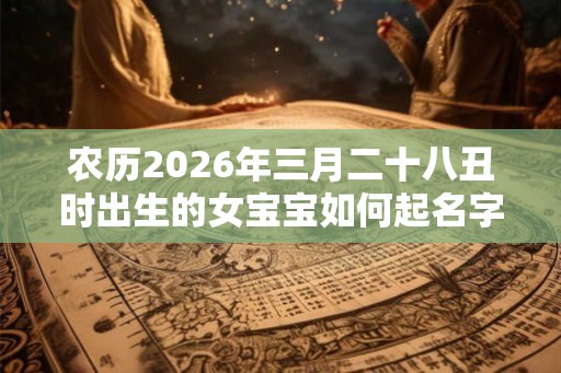 农历2026年三月二十八丑时出生的女宝宝如何起名字舒服，五行属什么