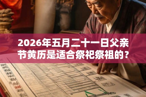 2026年五月二十一日父亲节黄历是适合祭祀祭祖的？