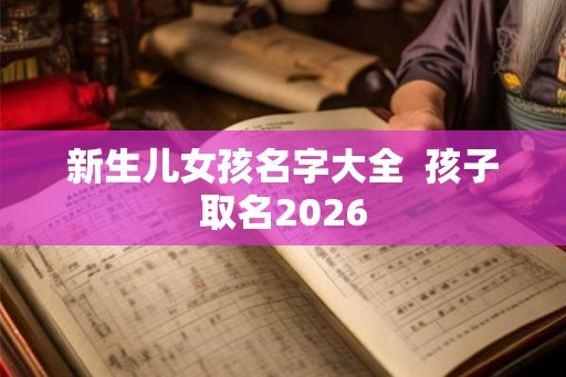 新生儿女孩名字大全 孩子取名2026 新生儿女孩名字大全 孩子取名2026