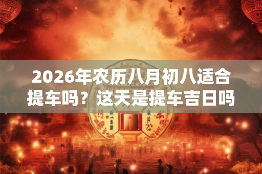 2026年农历八月初八适合提车吗?这天是提车吉日吗 2026年农历八月初八适合提车吗?这天是提车吉日吗