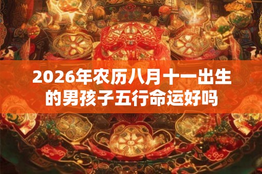 2026年农历八月十一出生的男孩子五行命运好吗