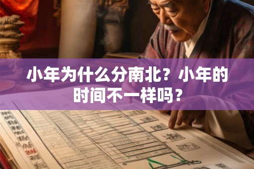 小年为什么分南北？小年的时间不一样吗？