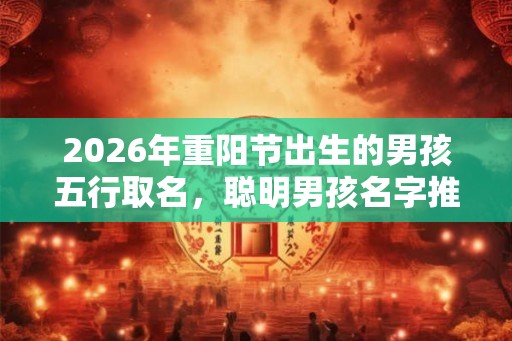 2026年重阳节出生的男孩五行取名,聪明男孩名字推荐 2026年重阳节出生的男孩五行取名,聪明男孩名字推荐