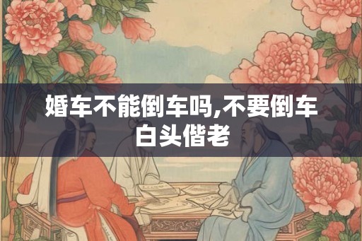 婚车不能倒车吗,不要倒车白头偕老 婚车不能倒车吗,不要倒车白头偕老