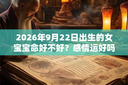 2026年9月22日出生的女宝宝命好不好？感情运好吗？