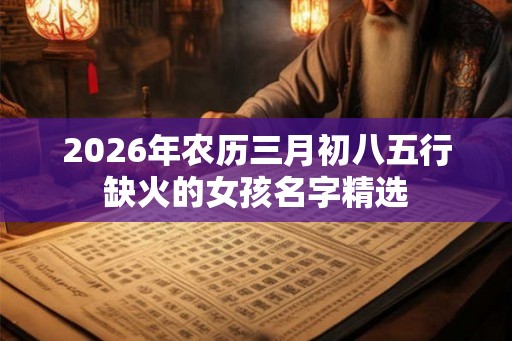 2026年农历三月初八五行缺火的女孩名字精选 2026年农历三月初八五行缺火的女孩名字精选