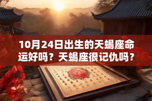 10月24日出生的天蝎座命运好吗？天蝎座很记仇吗？