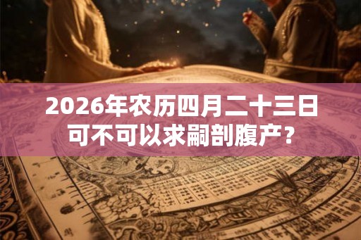 2026年农历四月二十三日可不可以求嗣剖腹产？