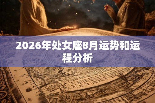 2026年处女座8月运势和运程分析